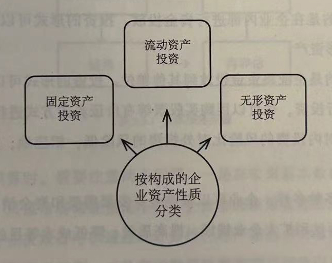 投资方式按构成的企业资产性质分类