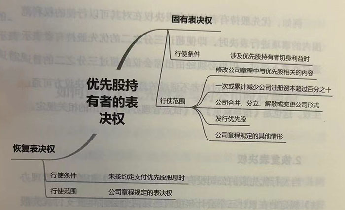 固有表决权与恢复表决权